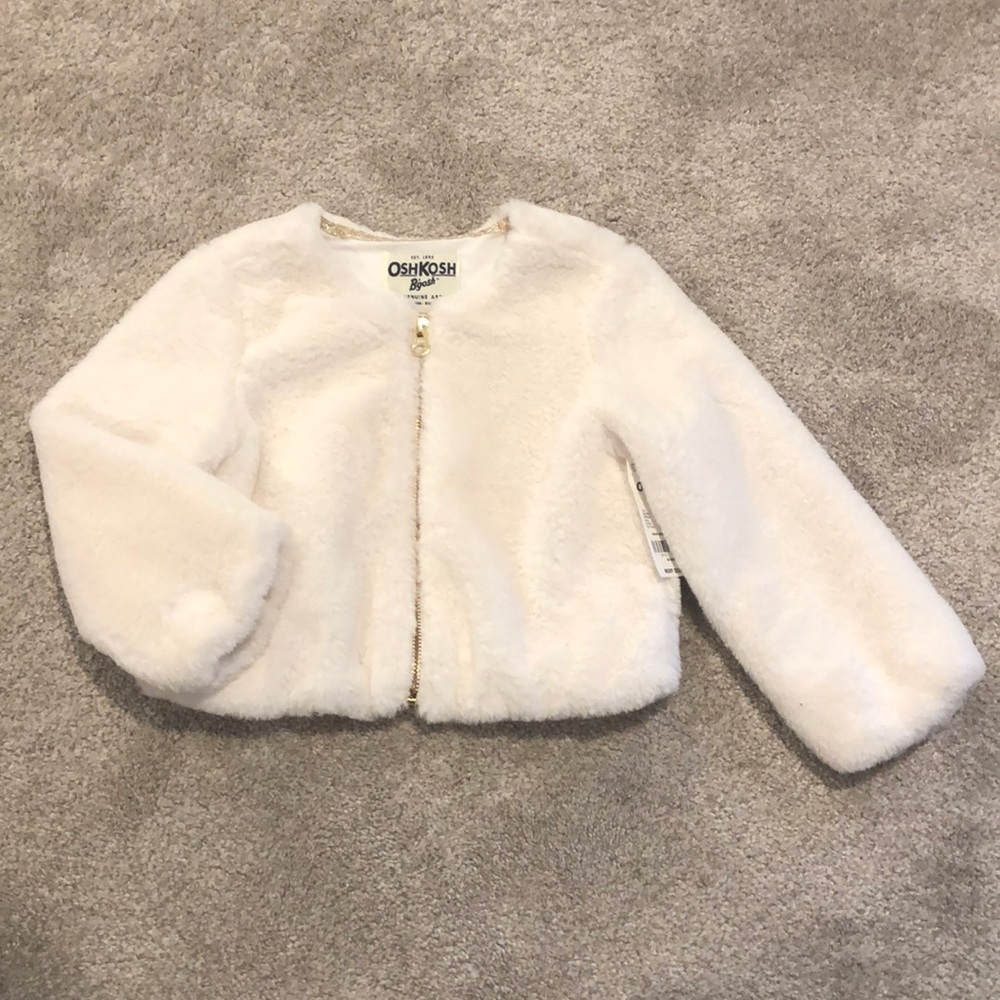 OshKosh Faux Fur Crop Jacket
